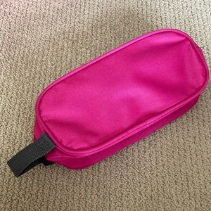 Embark Travel Cosmetic Case Pink Carryall Mini Bag Zip Around Skincare Like New